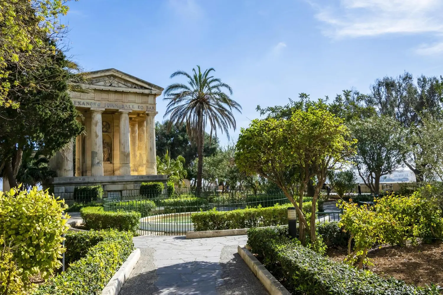 die Lower Barrakka Gardens in Valletta, Malta. von Persönlichkeitsentwicklung